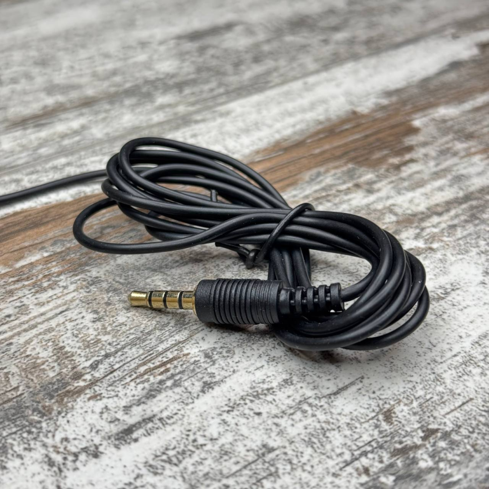 Петличний мікрофон для смартфона і планшета 3.5 мм TRRS 4 pin, конденсаторний мікрофон-петличка з вітрозахистом та кабелем 1.5 м Київ - фото 1