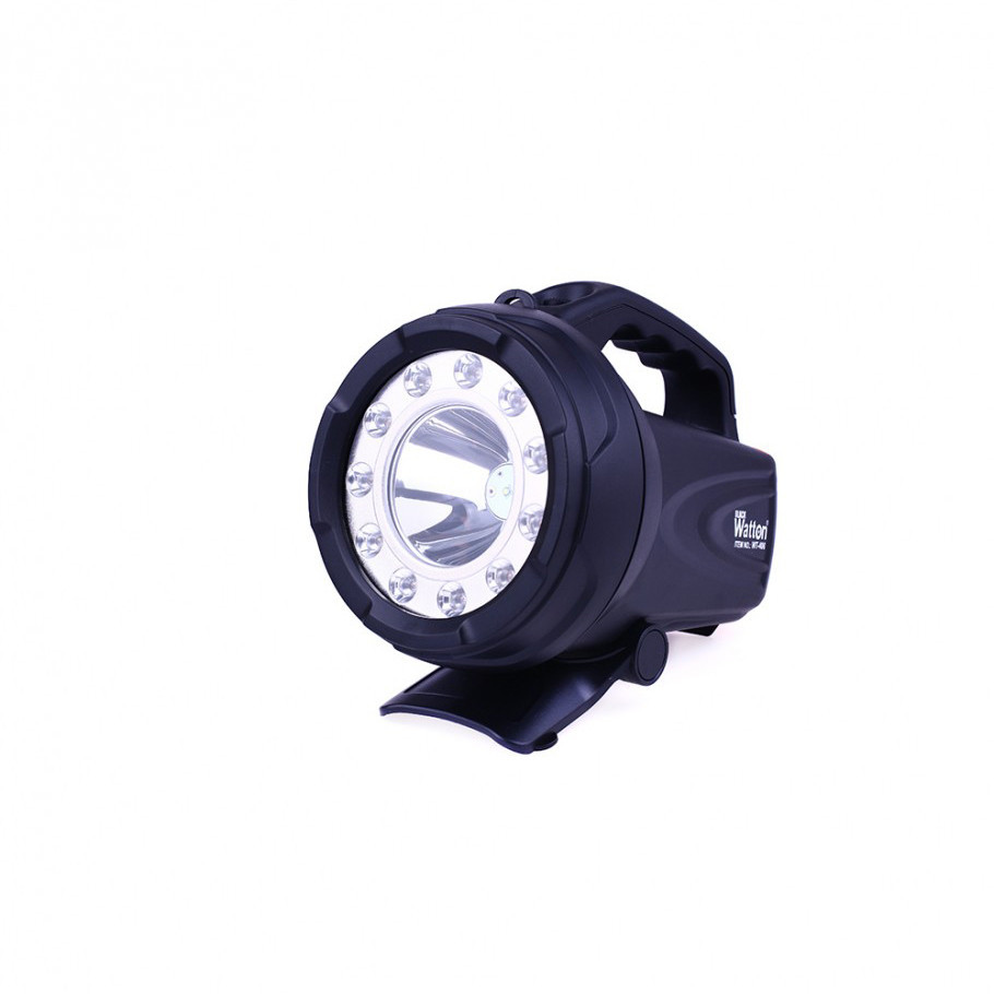 Мощный аккумуляторный фонарь Watton WT-406 для охоты, туризма, дальность 350-400 м с ремнем для переноса Каменец-Подольский - изображение 8