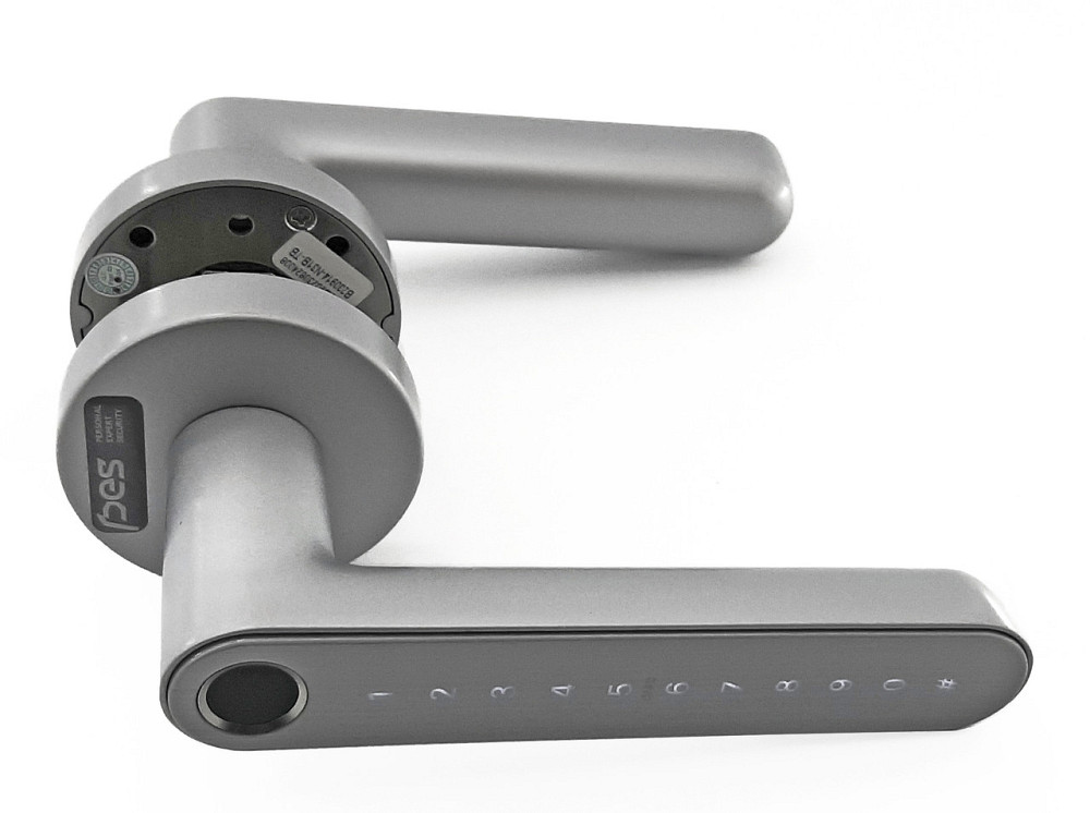 PES Hand серый умный биометрический замок для дверей Киев - изображение 2