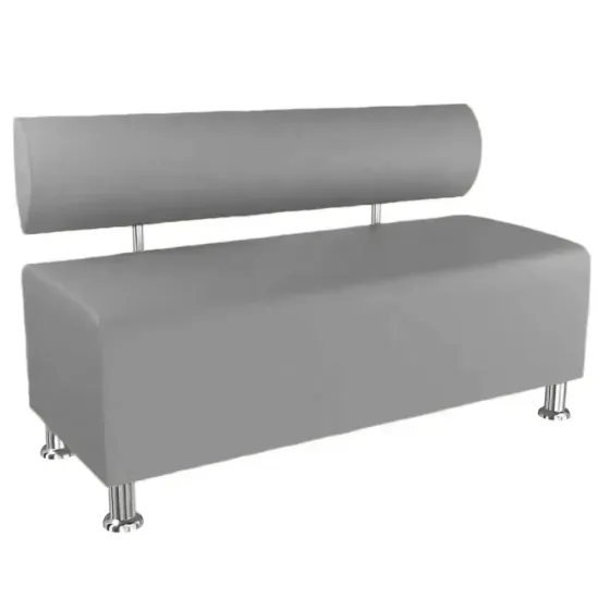 Диван для зоны ожидания Бекки Светло-серый Киев