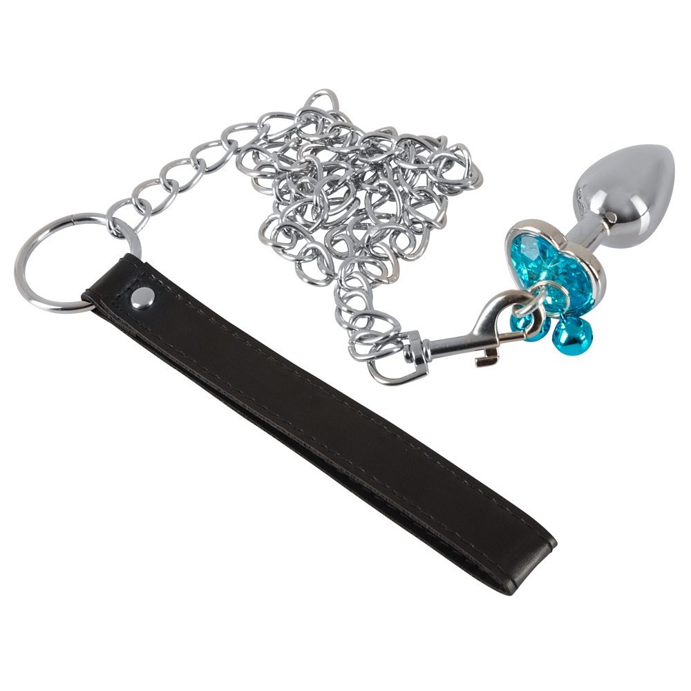 Анальные пробки с поводком You2Toys Butt Plug Set, серебристые Sex Aura Киев - изображение 4