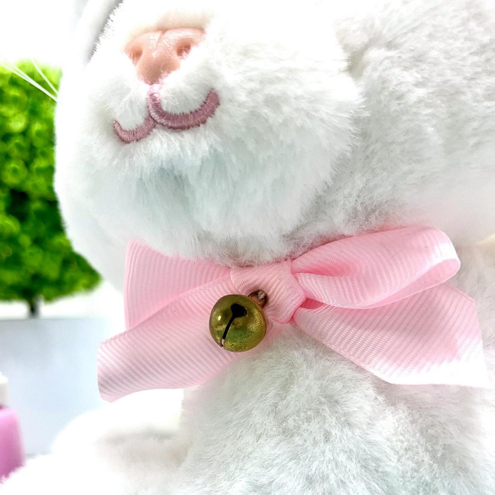 Кішка інтерактивна з котятами TK Group звуки мелодії пісні англійською функція запису голосу сенсорна зона на спинці Біла Чернігів - фото 6