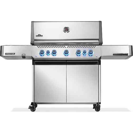 Газовый гриль Napoleon Prestige P 650 с боковой конфоркой Sizzle Zone и вертилём (69632) нерж сталь P665VRSIBPS Код: 013839 Ровно