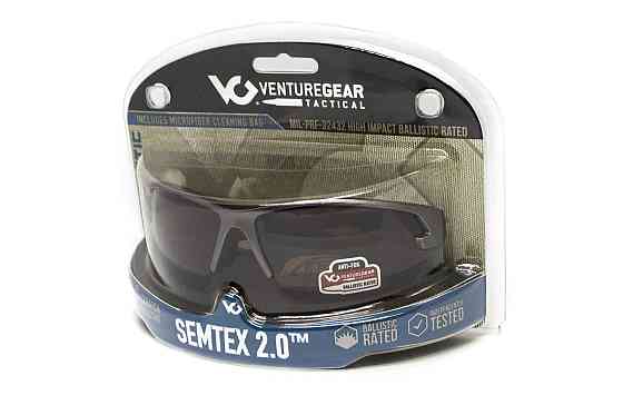 Захисні окуляри Venture Gear Tactical Semtex 2.0 Tan (clear) Anti-Fog, прозорі в пісочній оправі Запоріжжя