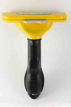 Фурминатор с кнопкой Pet Comb 10 см (размер L) для расчесывания шерсти кошек и собак Киев