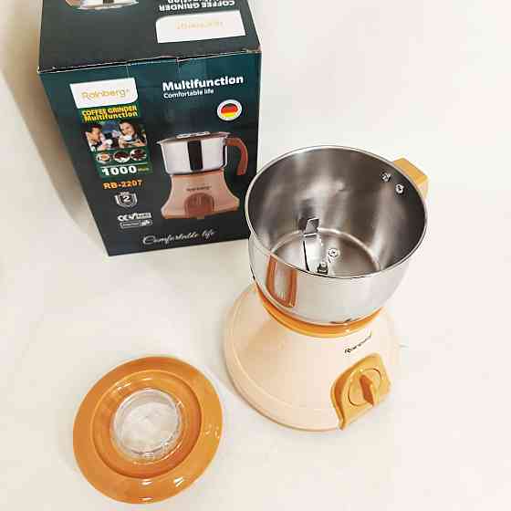 Кофемолка для кофе и сахара Rainberg RB-2207, Кофемолка электрическая 250вт електрическая ON-89 Львов