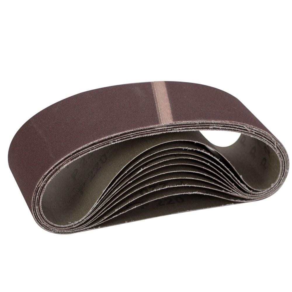 Лента шлифовальная бесконечная 75×457мм P180 (10шт) SIGMA (9151161) Ровно - изображение 1