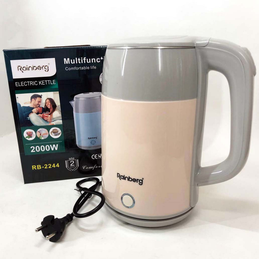 Гарний електрочайник Rainberg RB-2244 2000 Вт 2 л, Електрочайник відмінний, Електричний чайник DL-21 Івано-Франківськ - фото 1