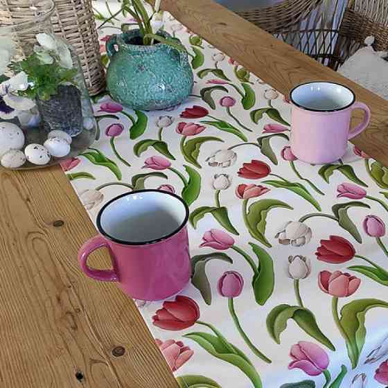Дорожка на стол Тюльпаны Винница