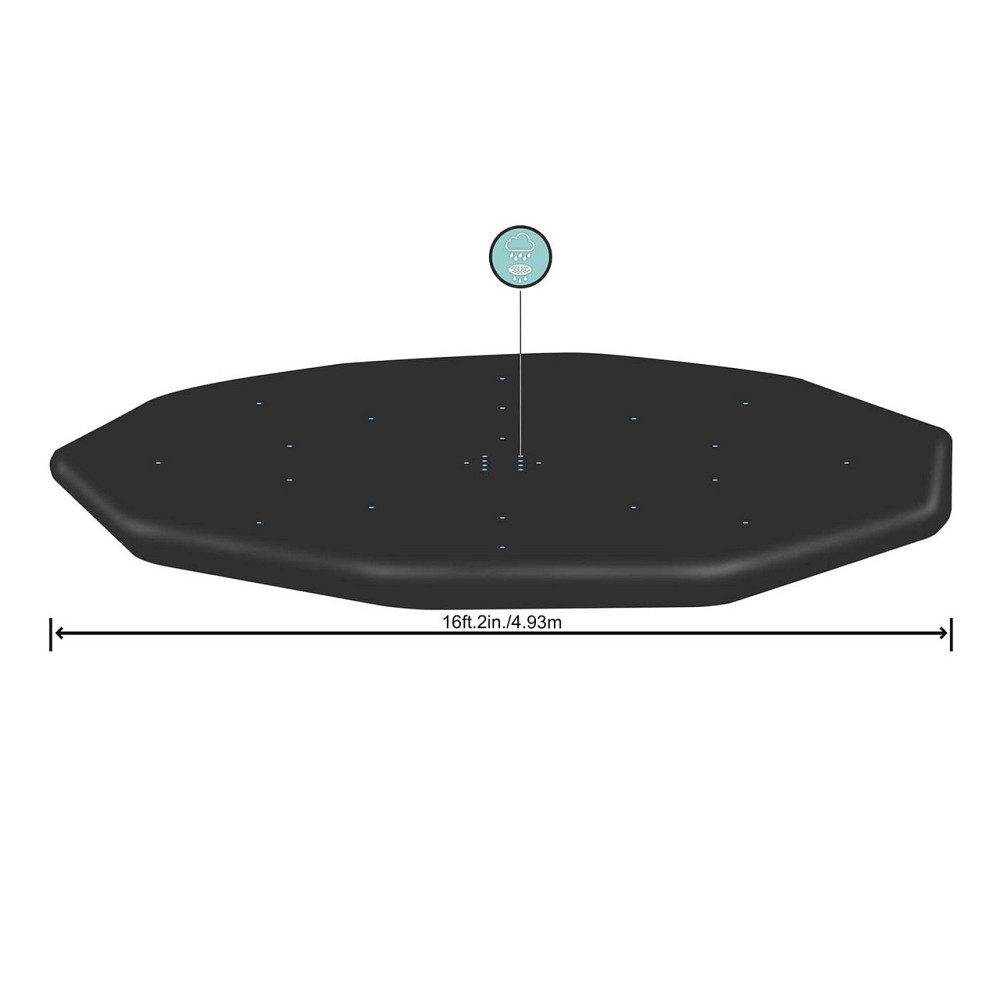 Накриття для каркасного басейну Bestway 58249 488 см Київ - фото 8