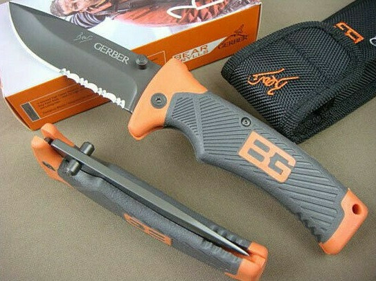 Ніж складний BG U5 з серейтором Дніпро - фото 2