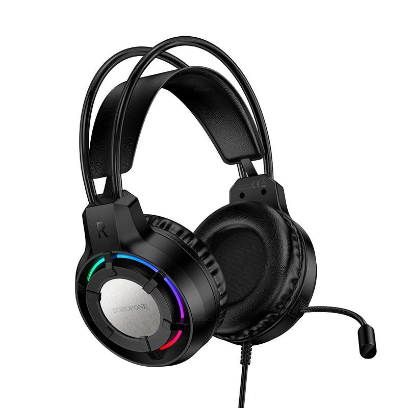 Навушники ігрові BOROFONE BO112 Wave gaming headphones Black Одеса - фото 1