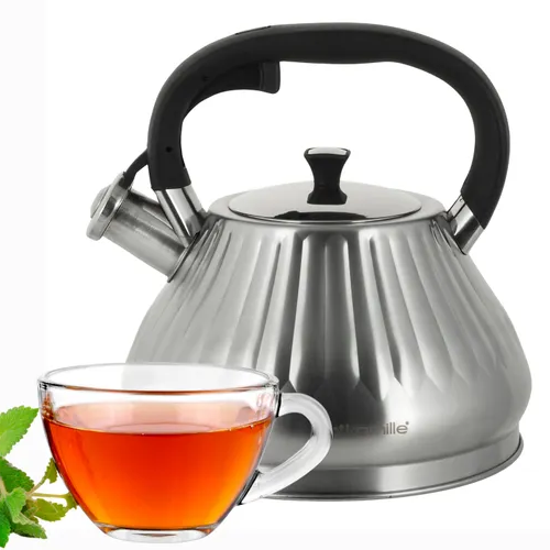 Чайник 3л нержавіюча сталь зі свистком з ручкою "soft-touch" 859 KAMILLE Житомир - фото 10