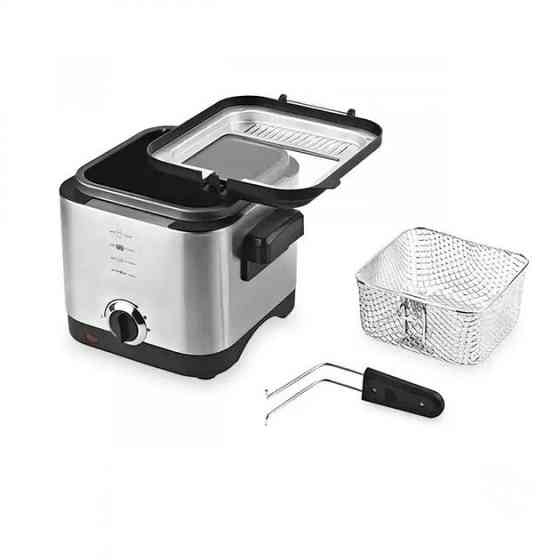 Фритюрница для дома на 1.5л Crownberg CB-5542 1200Вт ET-19 Львов