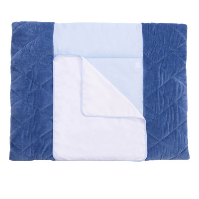Пеленальный матрасик Верес Velour Deep blue 72х80 см (429.2) Винница - изображение 2