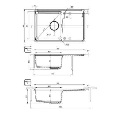 Мийка кухонна Deante Momi (ZKM_N113) Вінниця