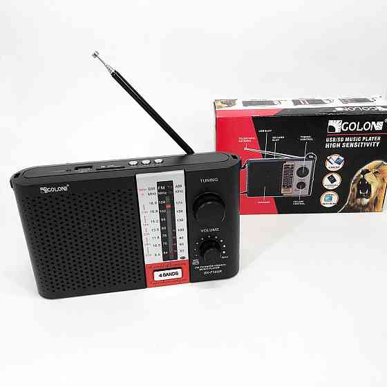 Радиоприемник от сети 220 GOLON RX F12 AM/FM/SW, Радио фм прямой UX-401 эфир, FM-радиоприемник Киев
