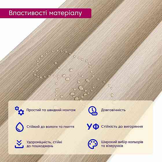 Рейка декоративна WPC стінова 205х14х2900мм SW-00003019 Київ
