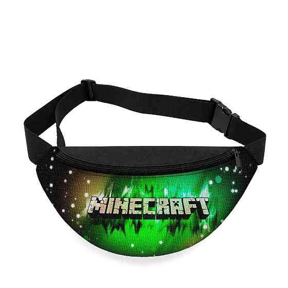 Дитяча сумка-бананка Minecraft 32х15 см на пояс або через плече (5886) Київ