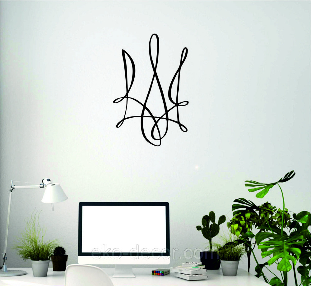 Декоративное настенное Панно «Герб Украины» Декор на стену 90*60 см, Черный Киев - изображение 7