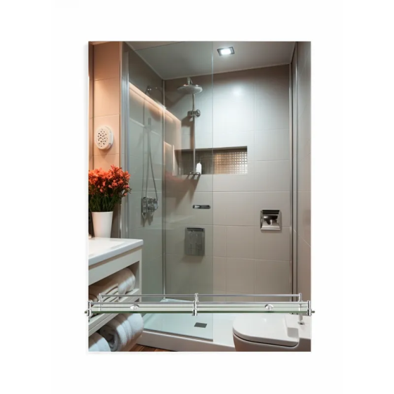 Дзеркало настінне Zerix SANSA MRZ05-700x850x105 прямокутне з полицею   ( ZX5629 ) 25009 Харків