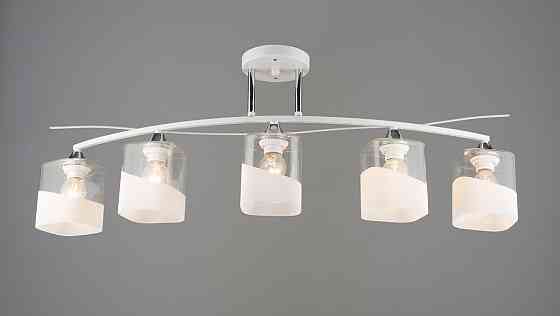 VALESO Люстра на п'ять плафонів K2258/5 (Білий+Хром) Коломия