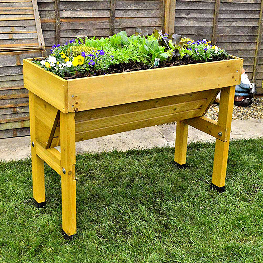 Кашпо на стійці "Лерум 100" каррі Миколаїв - фото 1