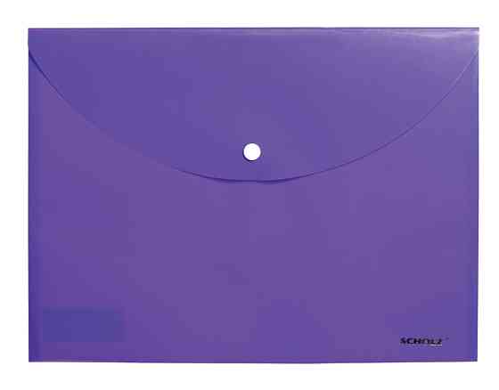 Папка на кнопці A4 "Scholz""Charming" 5127-07SCH пласт. 180 мкм фіолетова, шт Київ