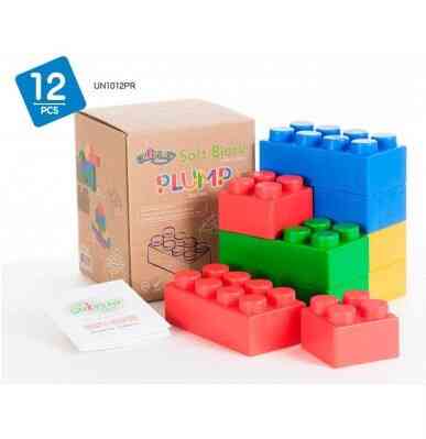 Конструктор Uniplay Mix Soft Block Primary 12 деталей (UN1012PR) Чернігів