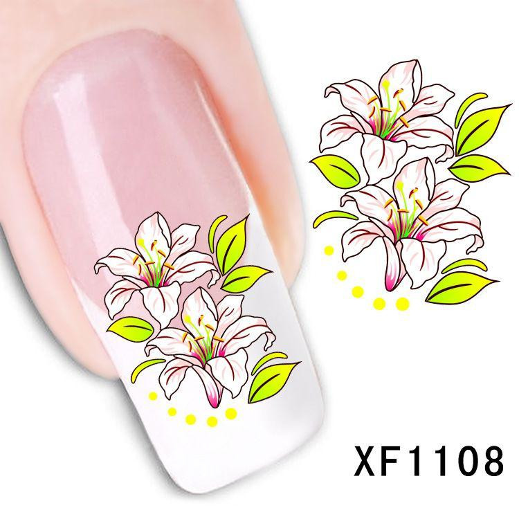 Наклейки для ногтей XF1108 Киев - изображение 1