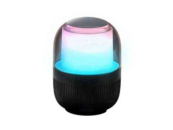 Портативная колонка MTB-BLSP01 LED/BT5.3/2000mAh/TWS/чистый звук/глубокий бас 105x105x15см черная ТМ MIETUBL Киев