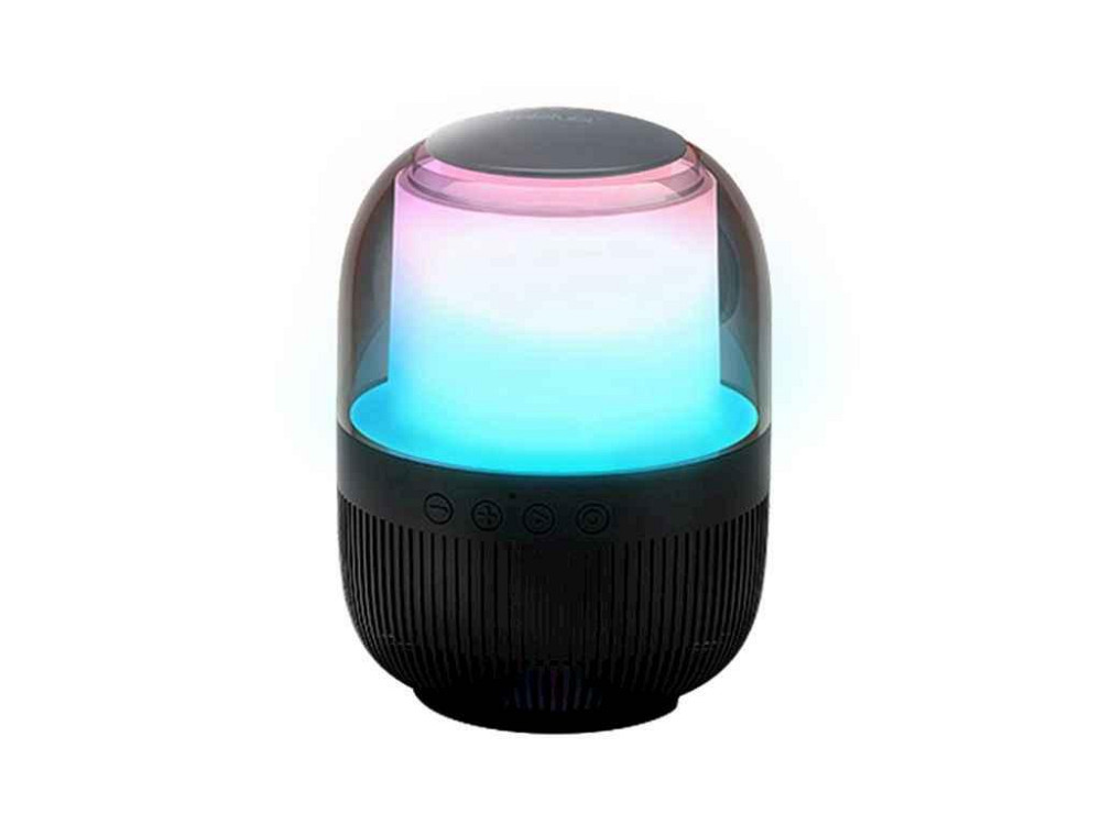 Портативна колонка MTB-BLSP01 LED/BT5.3/2000mAh/TWS/чистий звук/глибокий бас 105x105x15см чорна ТМ MIETUBL Київ - фото 1
