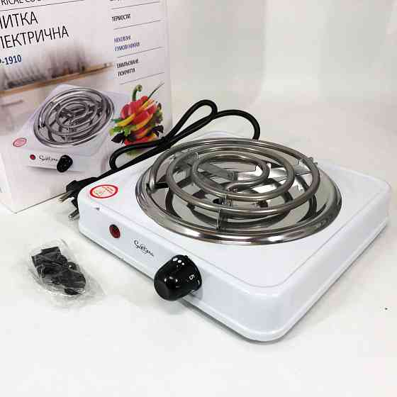 Потужна настільна електроплита, Настільна плита для приготування їжі, Побутова електроплитка ER-94 Івано-Франківськ