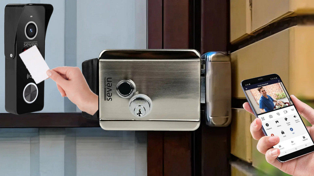 Комплект IP-відеопанелі з електромеханічним замком SEVEN KD-7841d Київ - фото 10