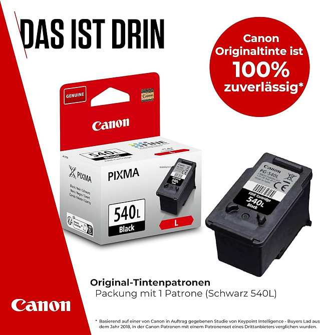 Картридж Canon PG-540L черный оригинальный 300 стр для PIXMA TS3550i/TS3551i/TR4750i перерабатываемая упаковка Киев - изображение 8