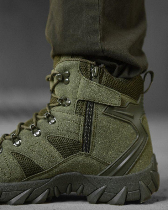 Демісезонні тактичні туфлі Lexer олива ВТ4004 Одеса - фото 14