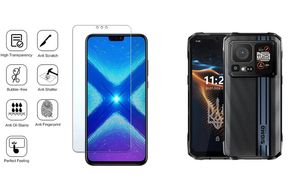 Захисне скло NeoGlass для Sigma mobile X-treme PQ58 – надпрозоре та стійке Київ - фото 4