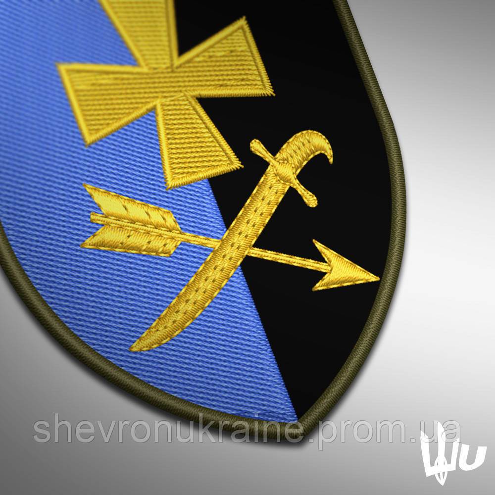 Шеврон під замовлення 44 ОМБр (Термін виготовлення 3-5 днів. На липучці) Розмір 8x7см Київ - фото 5