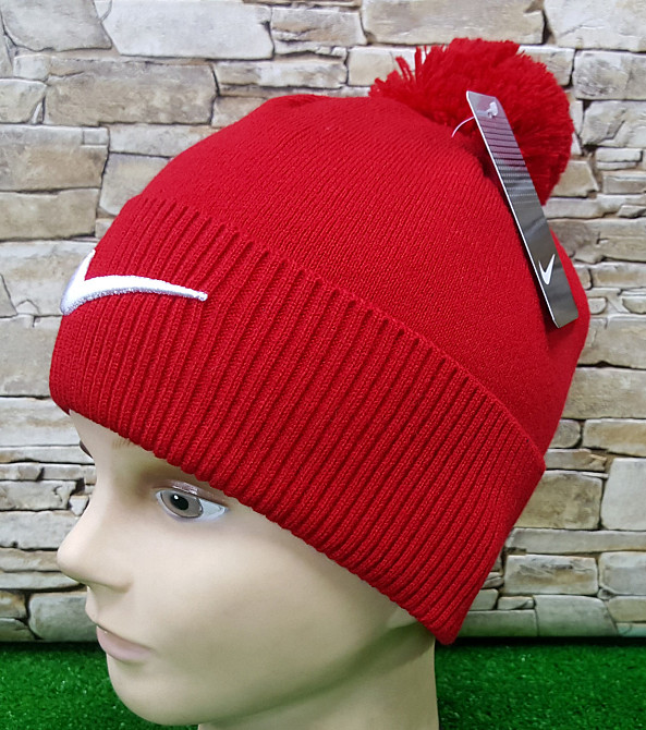 Чоловіча шапка NIKE Originals Pom Pom Fleece Київ - фото 3