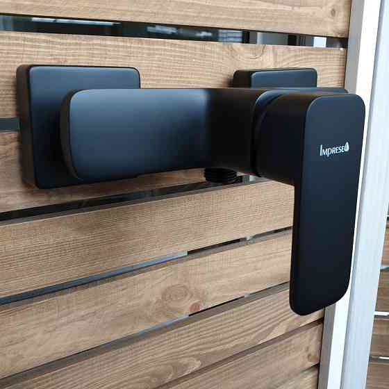 Змішувач для душу IMPRESE BILOVEC (15256) чорний Київ