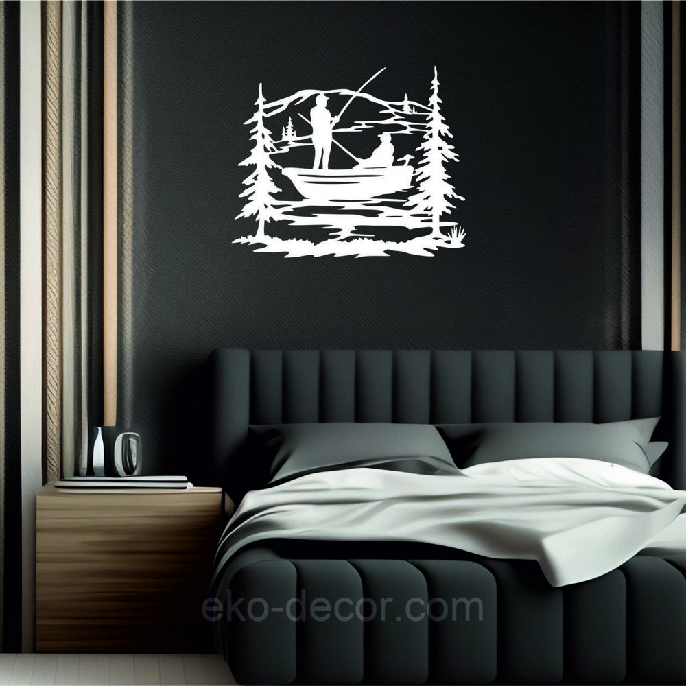 Декоративне настінне Панно «Рибалка», Декор на стіну Київ - фото 4