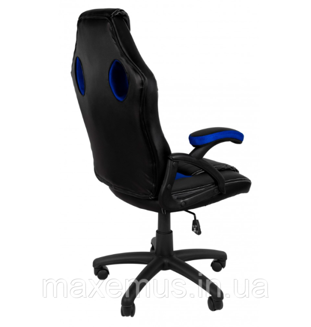 Компьютерное кресло с сетчатой спинкой YS-6056 мягкое офисное кресло для работы за ноутбуком синее Мостиска - изображение 4