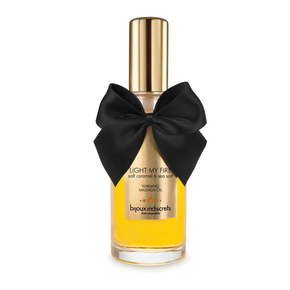 Разогревающее масло Bijoux Indiscrets Light my Fire - Caramel&Sea salt Sex Aura Киев - изображение 2
