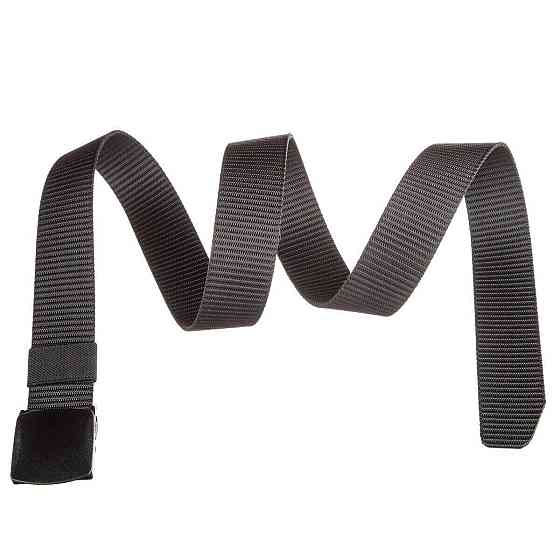 Стильний текстильний чоловічий ремінь Чорний (Vintage) Київ