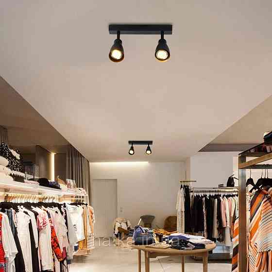 Спот VALESO INN-23043BK черный на 2 плафона Киев