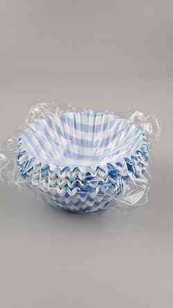 Бумажные формочки для выпечки кексов (13см) в пакете  100шт  (1 уп.) Харьков