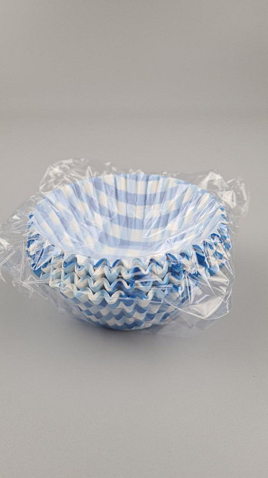 Бумажные формочки для выпечки кексов (13см) в пакете  100шт  (1 уп.) Харьков - изображение 1