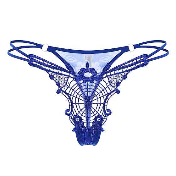 Трусики жіночі еротичні Павутина 42 синій Київ