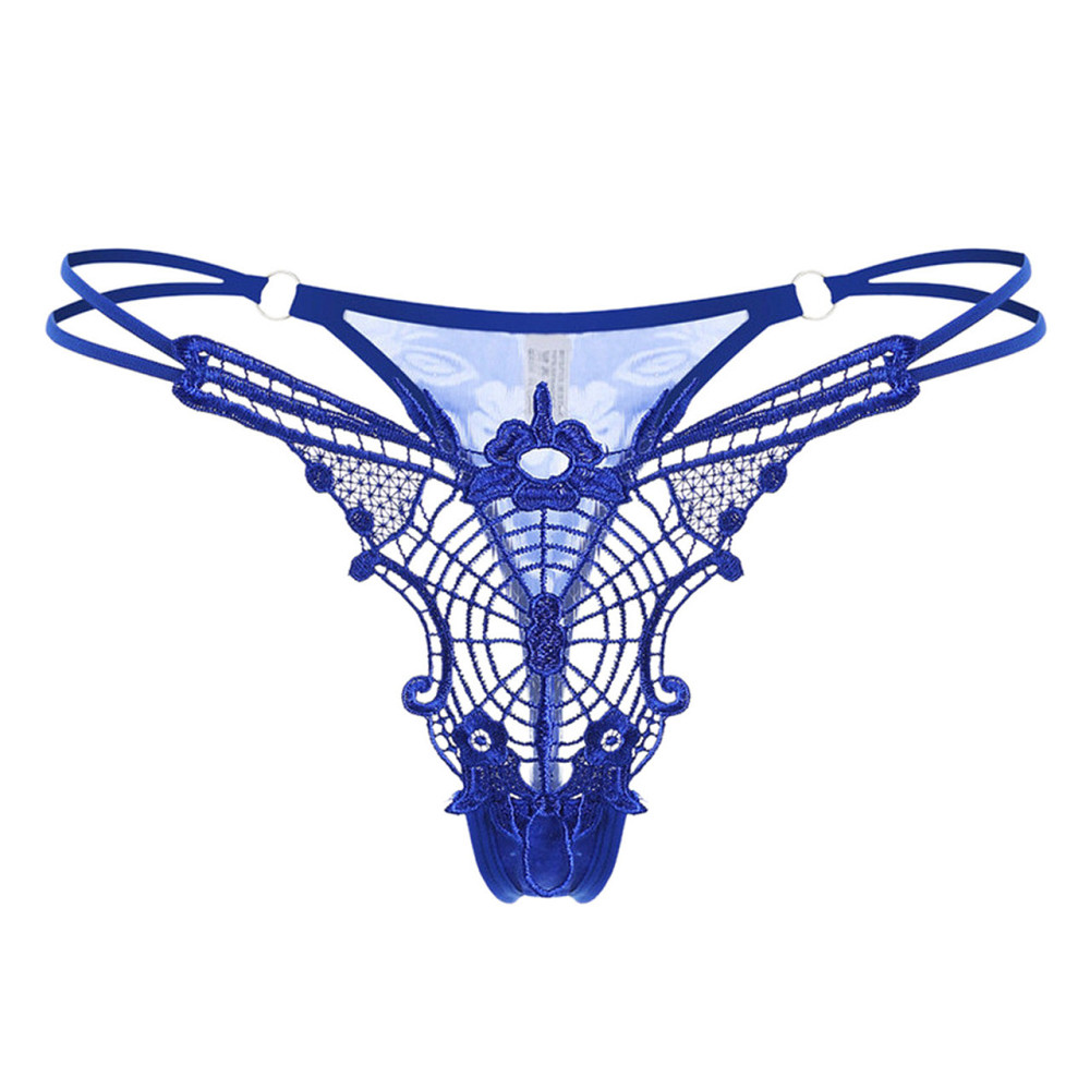 Трусики жіночі еротичні Павутина 42 синій Київ - фото 1