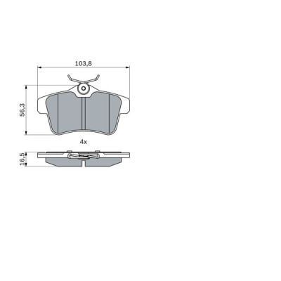 Тормозные колодки Bosch 0 986 494 437 Винница - изображение 5